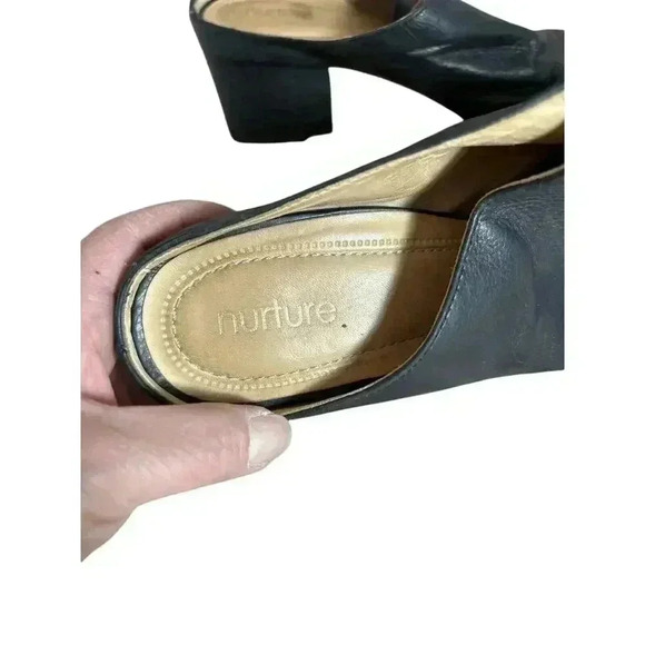 Nurture 9M Preslea Black Open Toed Sandal Slides Slip Ons - Picture 9 of 13